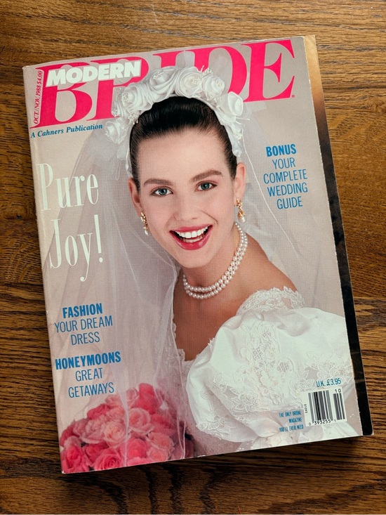 Modern Bride Other - Vintage Modern Bride Magazine October/November 1988- 391 pages